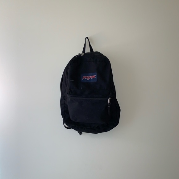 small black jansport backpack